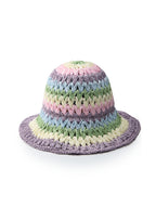 Lavender Breeze Packable Straw Hat