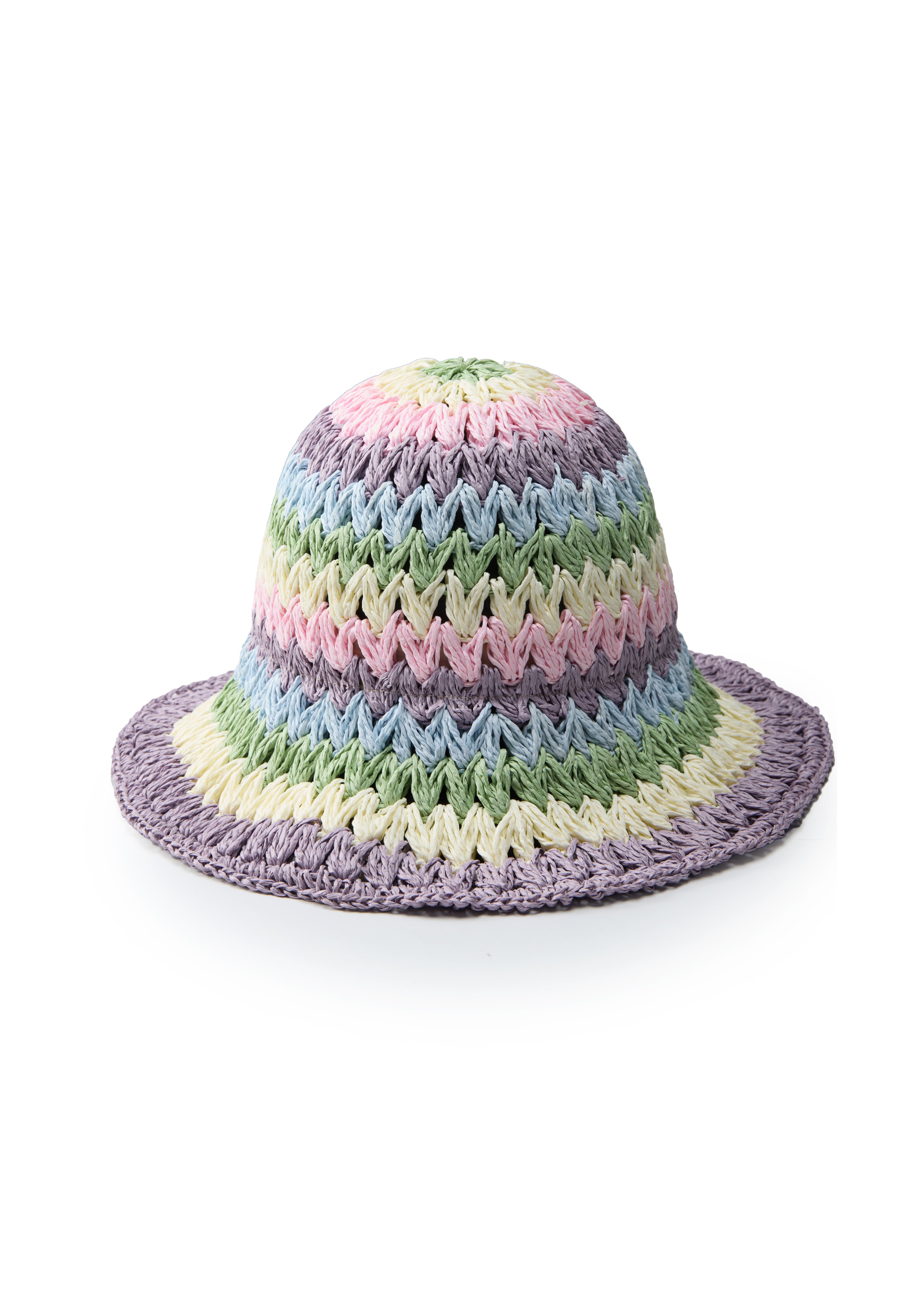 Lavender Breeze Packable Straw Hat