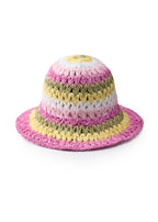Raspberry Lemonade Packable Straw Hat
