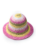 Raspberry Lemonade Packable Straw Hat