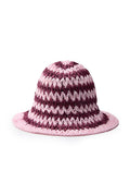 Strawberry Macaron Packable Straw Hat