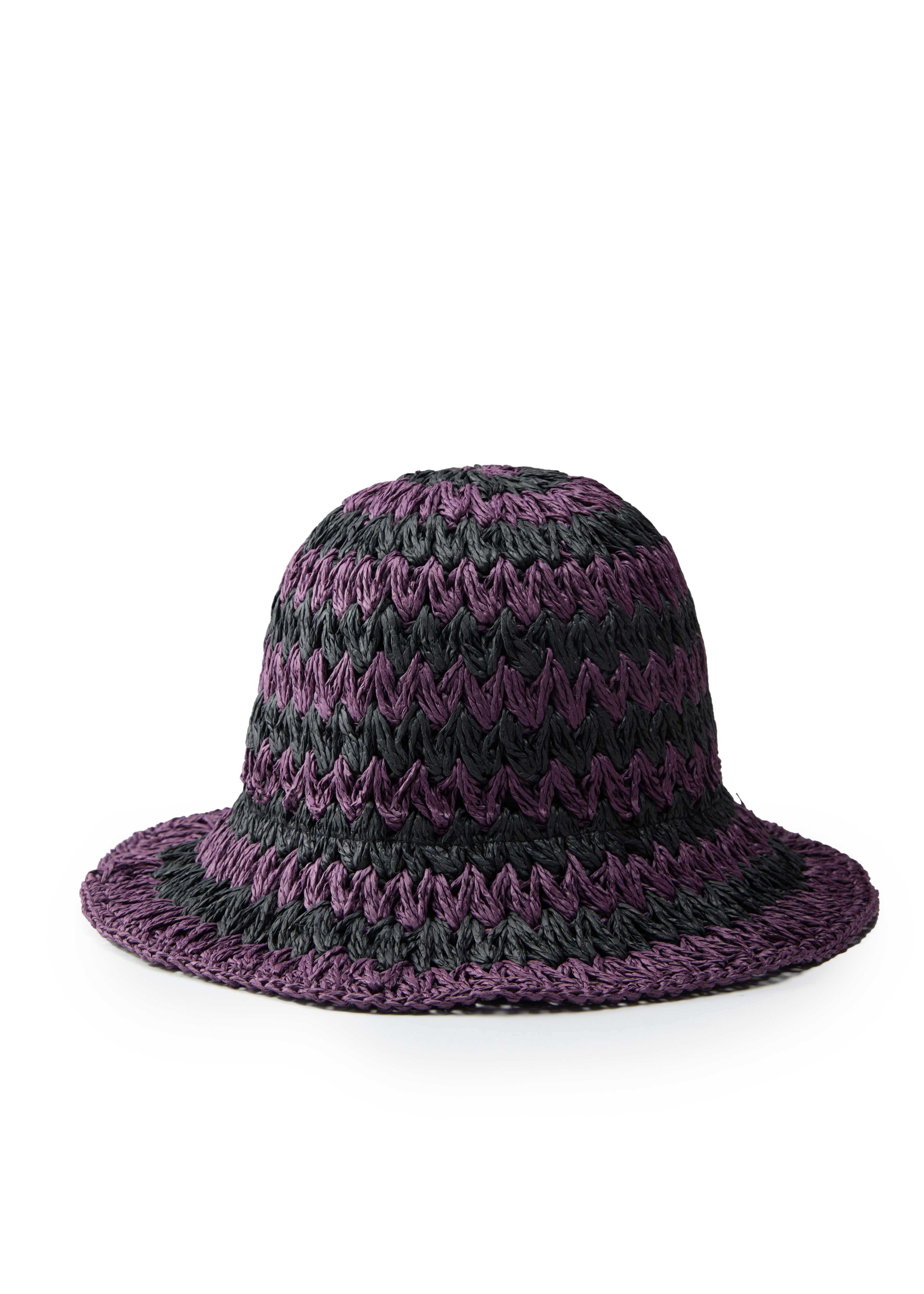 Blackberry Jam Packable Straw Hat