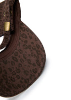Leopard Print Baseball Cap - Brown