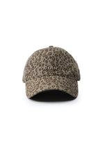 Leopard Print Baseball Cap - Stone