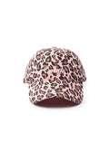 Leopard Print Baseball Cap - Blush Pink