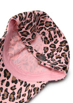 Leopard Print Baseball Cap - Blush Pink