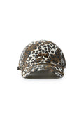 Leopard Print Baseball Cap - Cream Cocoa