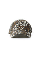 Leopard Print Baseball Cap - Cream Cocoa