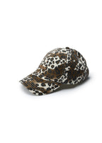 Leopard Print Baseball Cap - Cream Cocoa