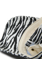 Zebra Print Baseball Cap