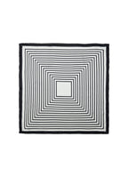 Stripe Mood Silk Bandana Scarf