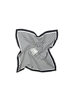 Stripe Mood Silk Bandana Scarf