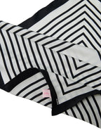Stripe Mood Silk Bandana Scarf