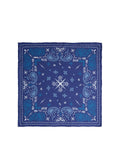 Paisley Silk Bandana Scarf - Midnight Navy
