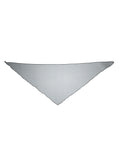 Silk Organza Triangle Scarf - Black