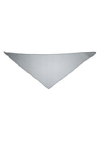 Silk Organza Triangle Scarf - Black