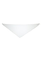 Silk Organza Triangle Scarf - White