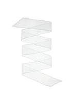 Silk Organza Skinny Scarf - White