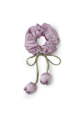 Tulip Silk Hair Tie Scrunchie - Lavender