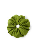 Olah Silk Marshmallow Scrunchie - Olive Cloud