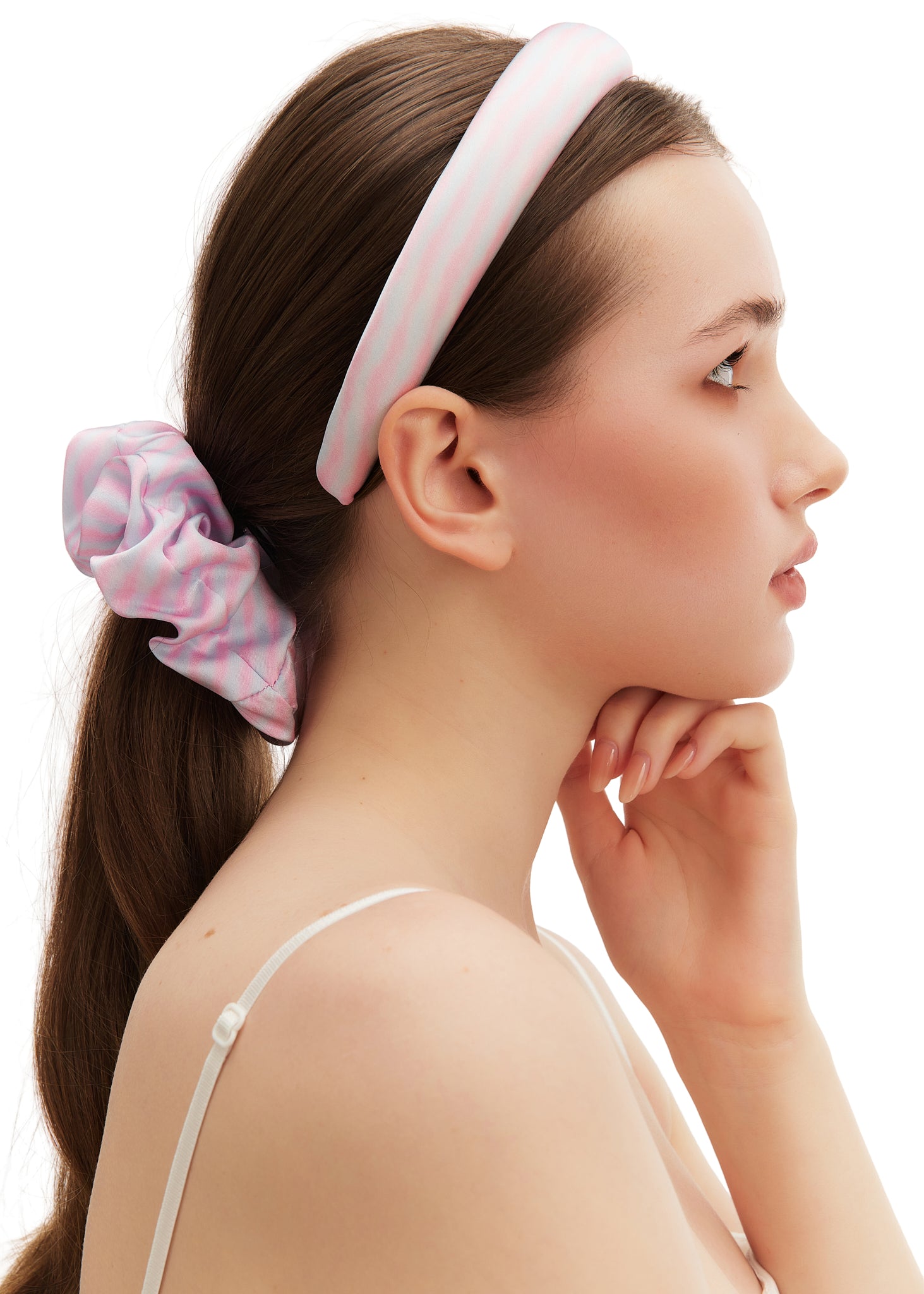 Olah x Mimi Tao - Trans Joy Silk Scrunchie