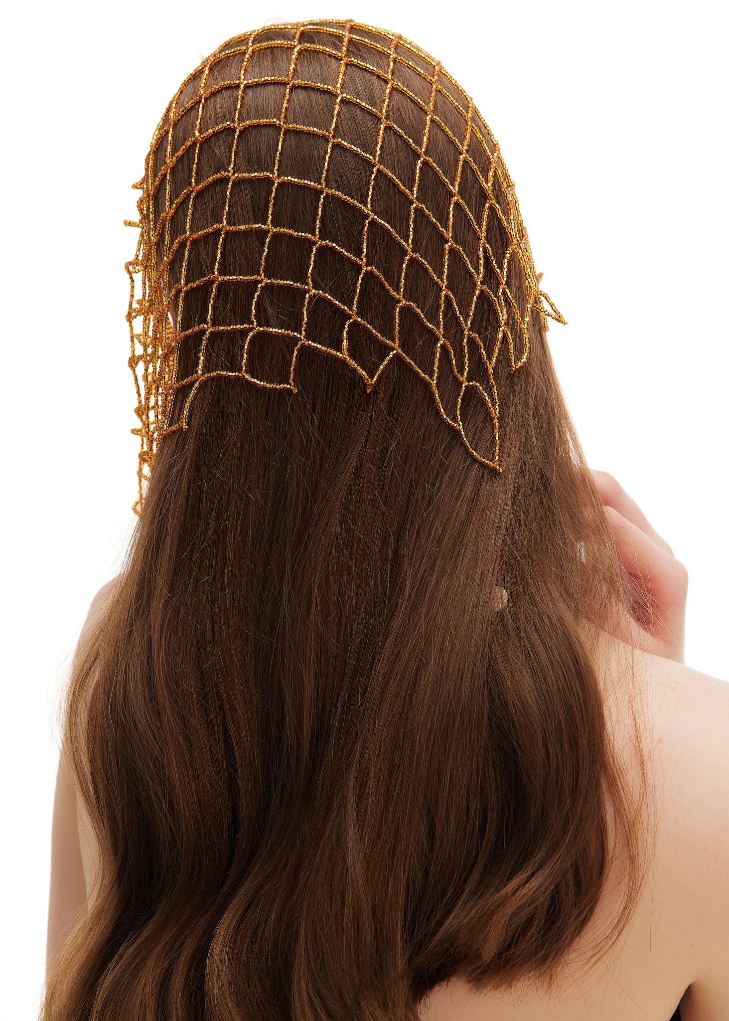 Olah x Hakhu Ancestral Beaded Veil — Inti Sol