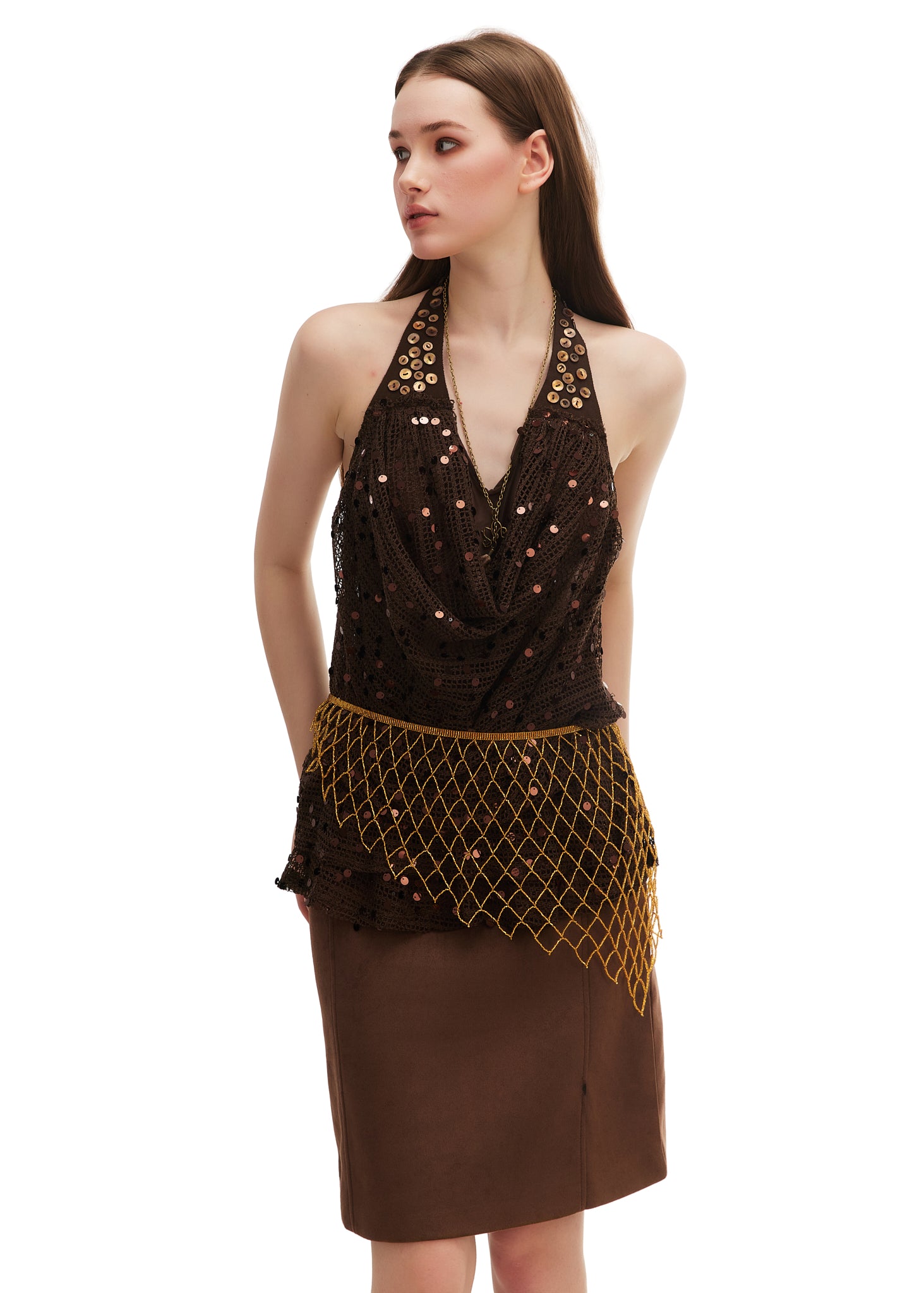 Olah x Hakhu Ancestral Beaded Veil — Inti Sol