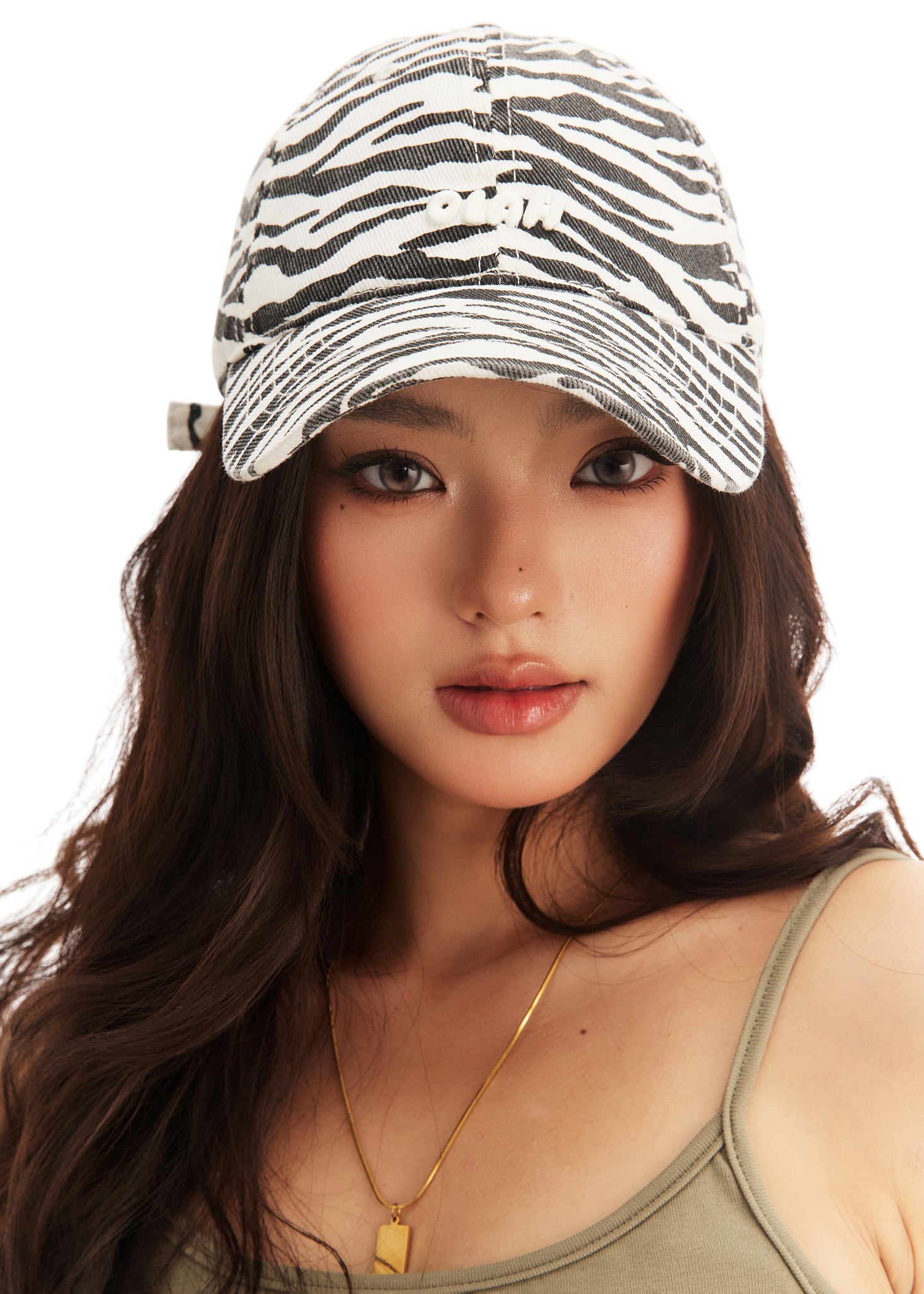 Zebra Print Baseball Cap