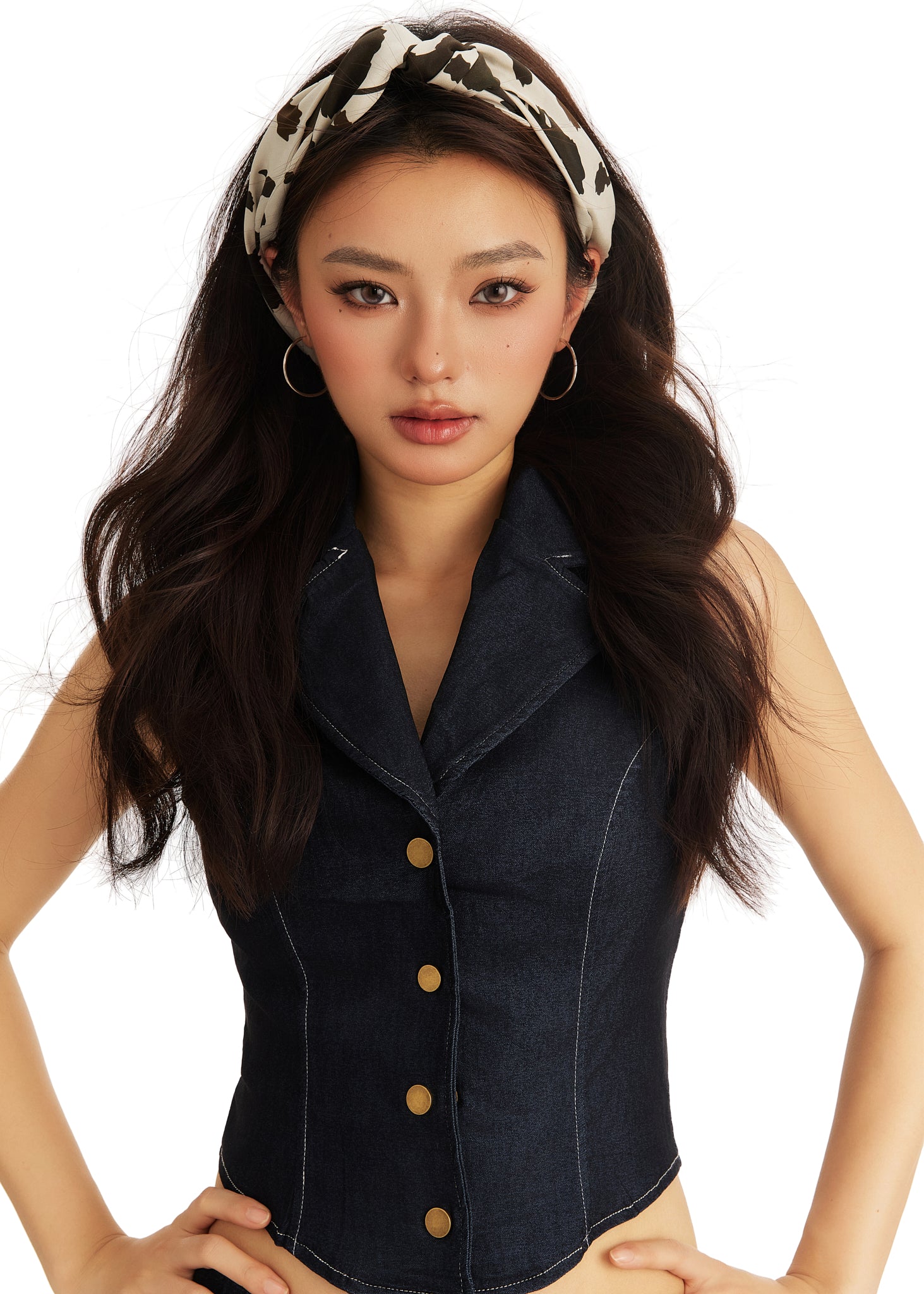 Moo Muse Silk Bandana Scarf 26