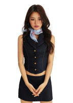 Paisley Silk Bandana Scarf - Dreamscape Blue