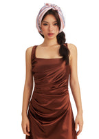 Rome Silk Square Scarf - Roman Blush