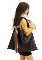 Rome Silk Skinny Scarf - Soft Limestone
