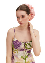 Olah Silk Marshmallow Scrunchie - Blush Pink
