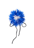 Olah Bloom Silk Flower Pin - Cobalt Dahlia