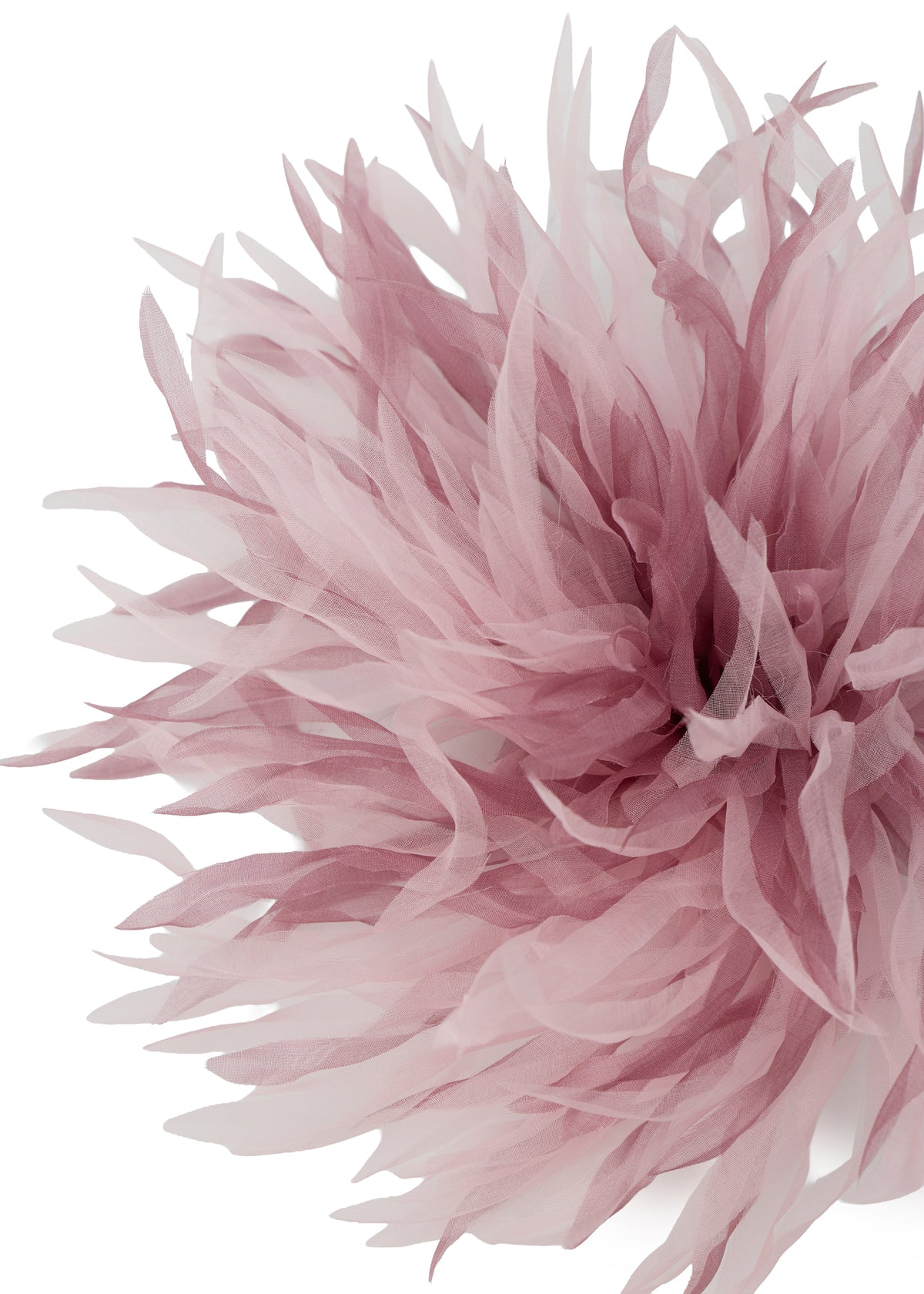 Olah Bloom Silk Flower Pin - Petal Whisper
