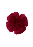 Olah Bloom Silk Flower Pin - Velvet Rose