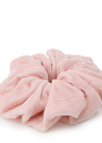 Olah Silk Velvet Ribbon Scrunchie - Pink