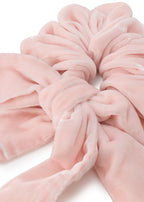 Olah Silk Velvet Ribbon Scrunchie - Pink