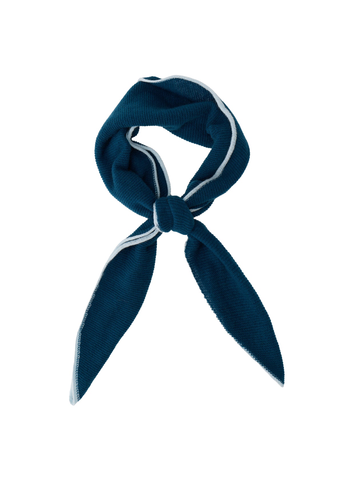 Triangle Cashmere Shawl - Navy