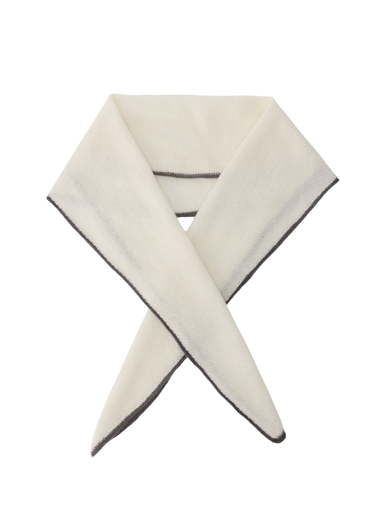 Triangle Cashmere Shawl - Cream
