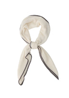 Triangle Cashmere Shawl - Cream