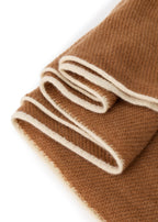 Triangle Cashmere Shawl - Coffee
