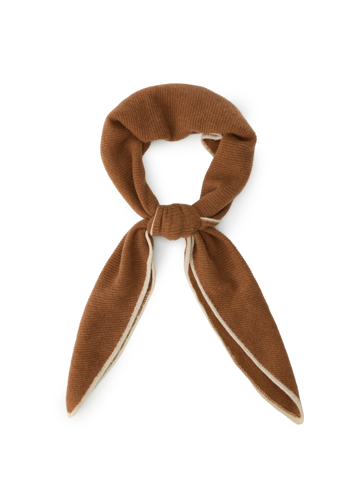 Triangle Cashmere Shawl - Coffee