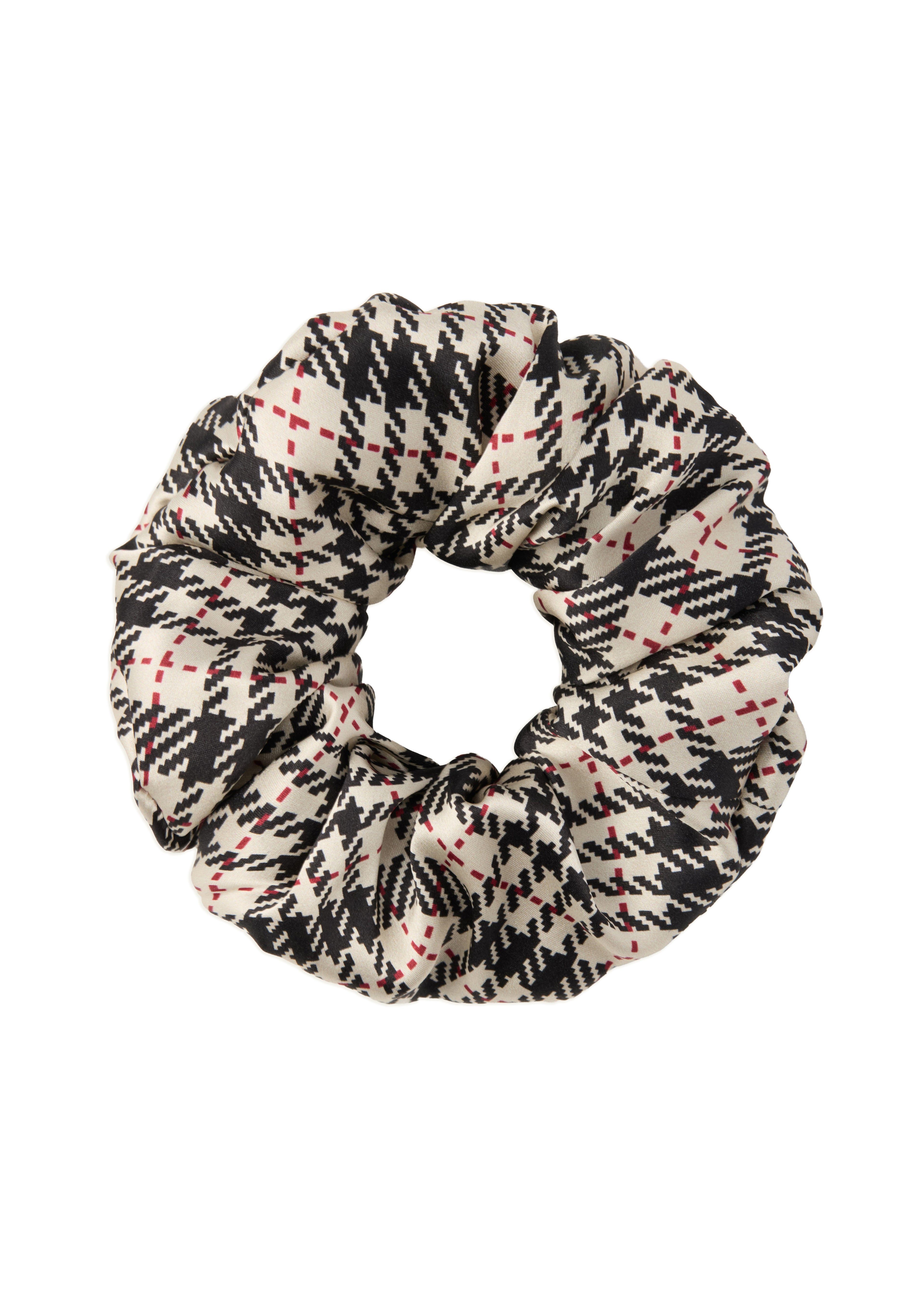 Cordellia Silk Scunchie - Beige