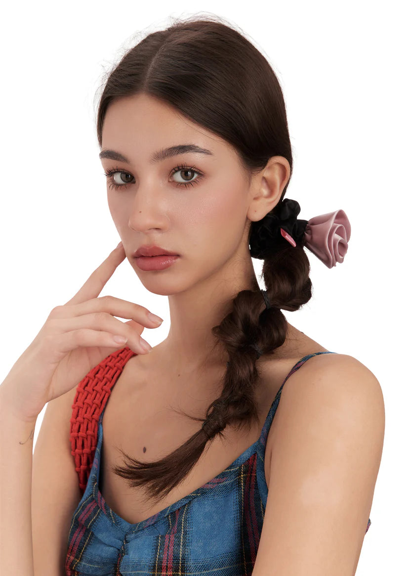 La Frida Rosa Silk Scrunchie Trio Gift Set