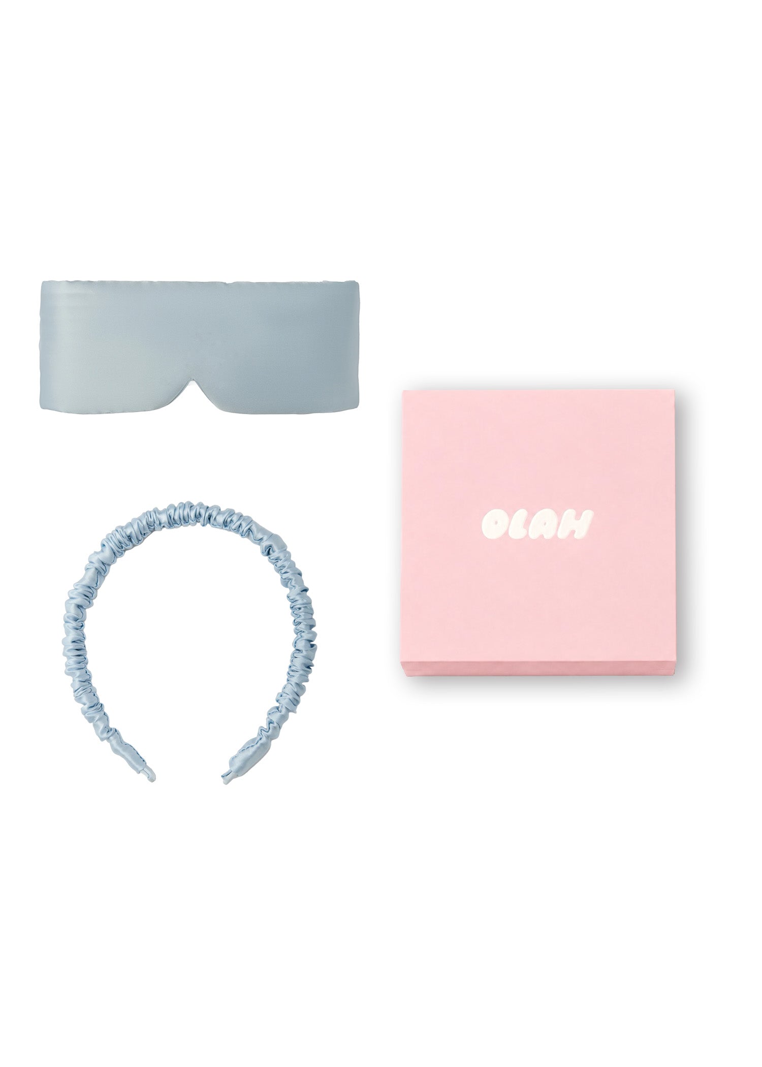 Dream Cloud Beauty Sleep Silk Gift Set - Baby Blue
