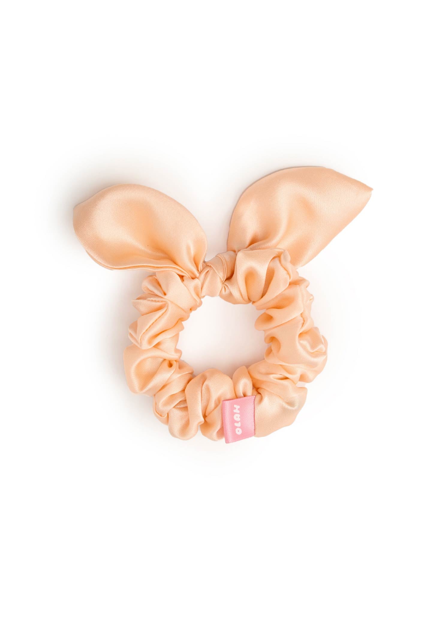 Bunny Ear Silk Hair Tie Scrunchie