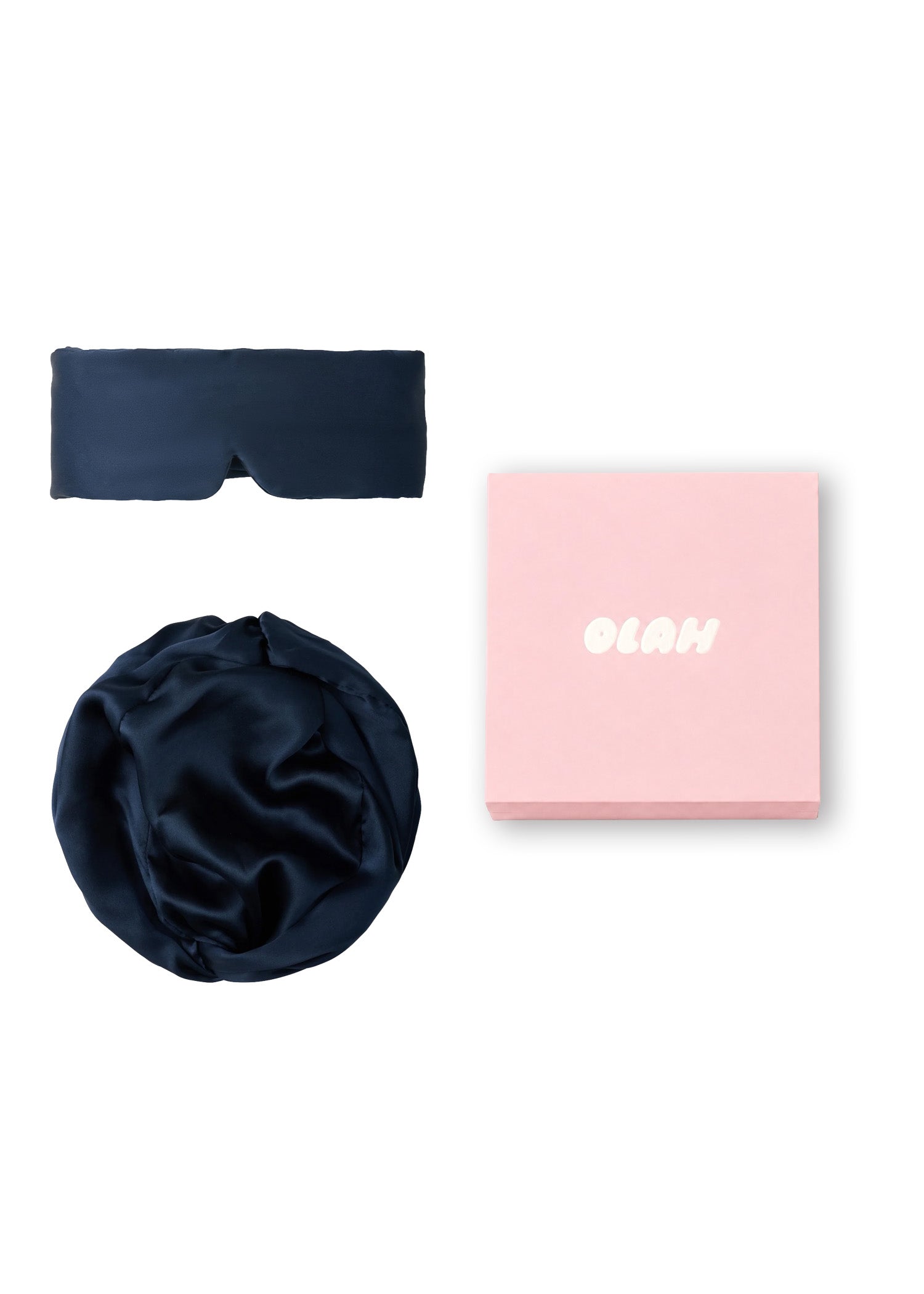 Dream Cloud Beauty Sleep Silk Gift Set - Navy