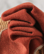Triangle Cashmere Shawl - Pumpkin Spice